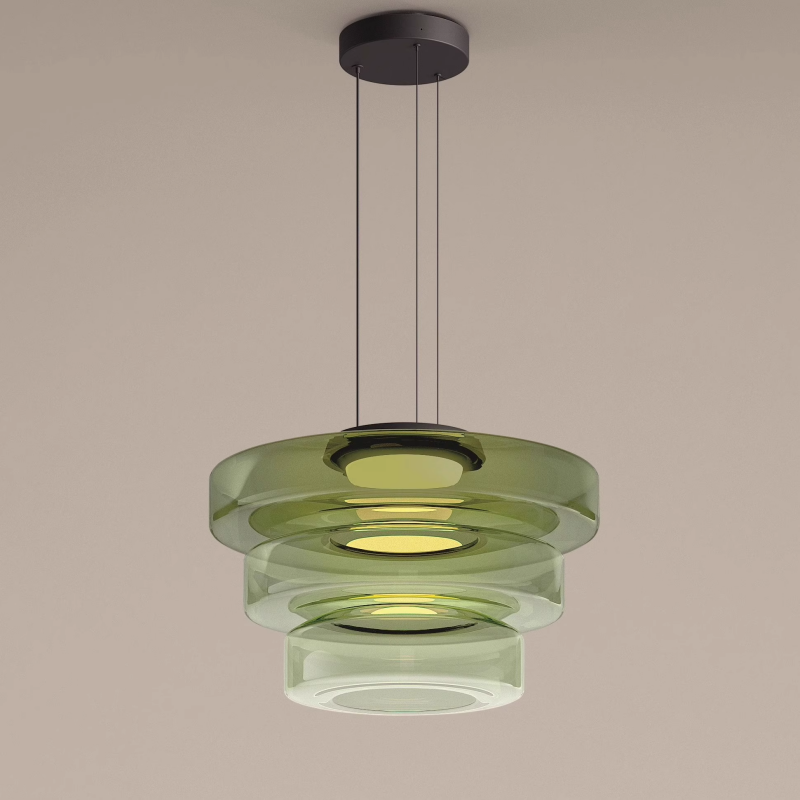 Lampe Suspendue en Verre Moderne avec Éclairage LED Ajustable – Luminaire Suspendu pour Cuisine et Salon 12
