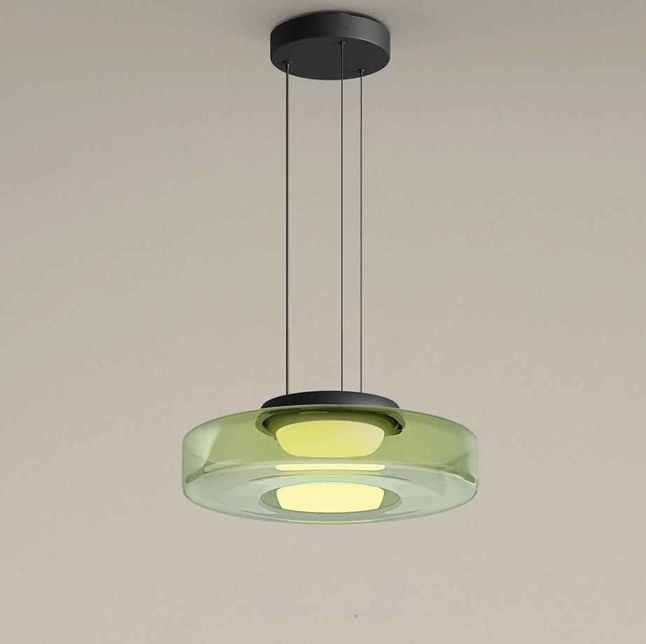 Lampe Suspendue en Verre Moderne avec Éclairage LED Ajustable – Luminaire Suspendu pour Cuisine et Salon 7