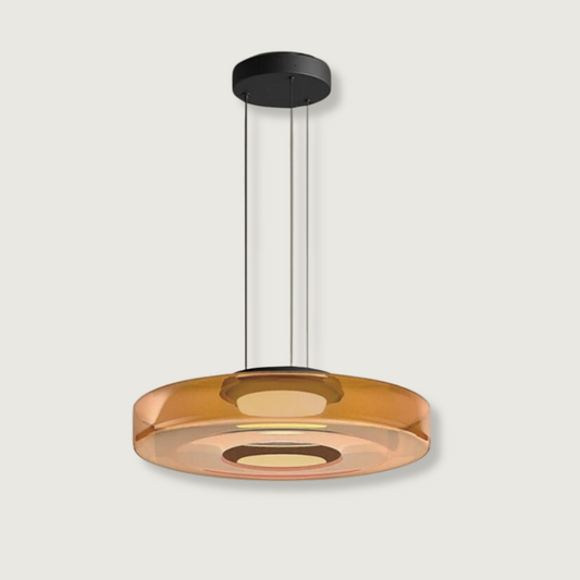 Lampe Suspendue en Verre Moderne avec Éclairage LED Ajustable – Luminaire Suspendu pour Cuisine et Salon 1