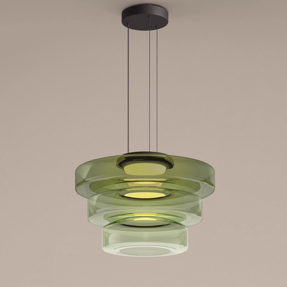 Lampe Suspendue en Verre Moderne avec Éclairage LED Ajustable – Luminaire Suspendu pour Cuisine et Salon 12
