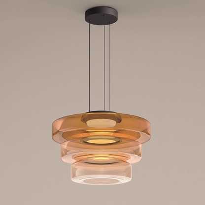 Lampe Suspendue en Verre Moderne avec Éclairage LED Ajustable – Luminaire Suspendu pour Cuisine et Salon 5