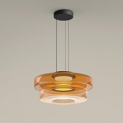 Lampe Suspendue en Verre Moderne avec Éclairage LED Ajustable – Luminaire Suspendu pour Cuisine et Salon 6