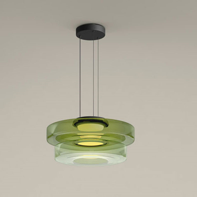Lampe Suspendue en Verre Moderne avec Éclairage LED Ajustable – Luminaire Suspendu pour Cuisine et Salon 8