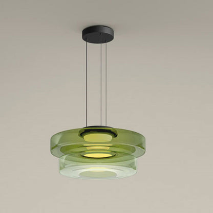 Lampe Suspendue en Verre Moderne avec Éclairage LED Ajustable – Luminaire Suspendu pour Cuisine et Salon 8