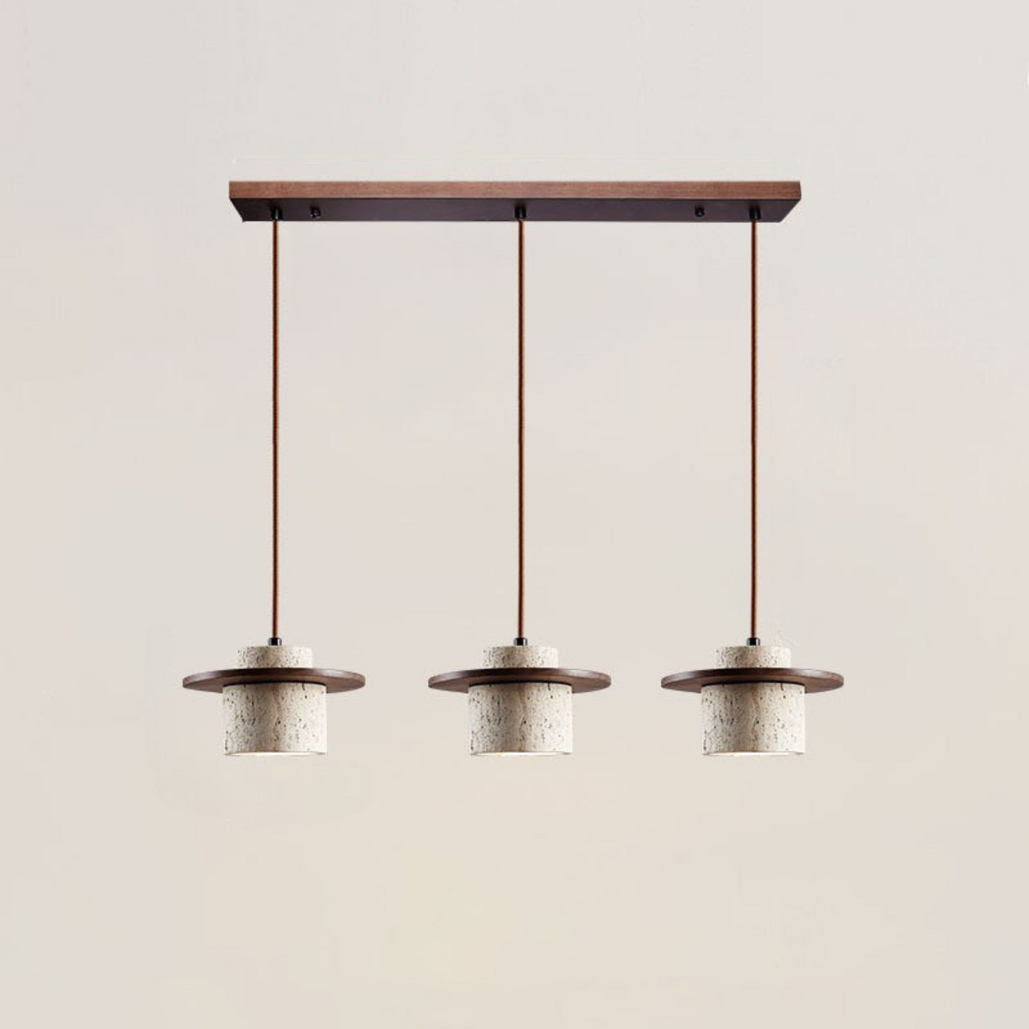 Suspension Luminaire en Travertin Naturel avec Éclairage LED Ajustable pour Cuisine et Salle à Manger – Élégance Moderne 6