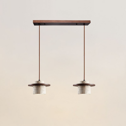 Suspension Luminaire en Travertin Naturel avec Éclairage LED Ajustable pour Cuisine et Salle à Manger – Élégance Moderne 7
