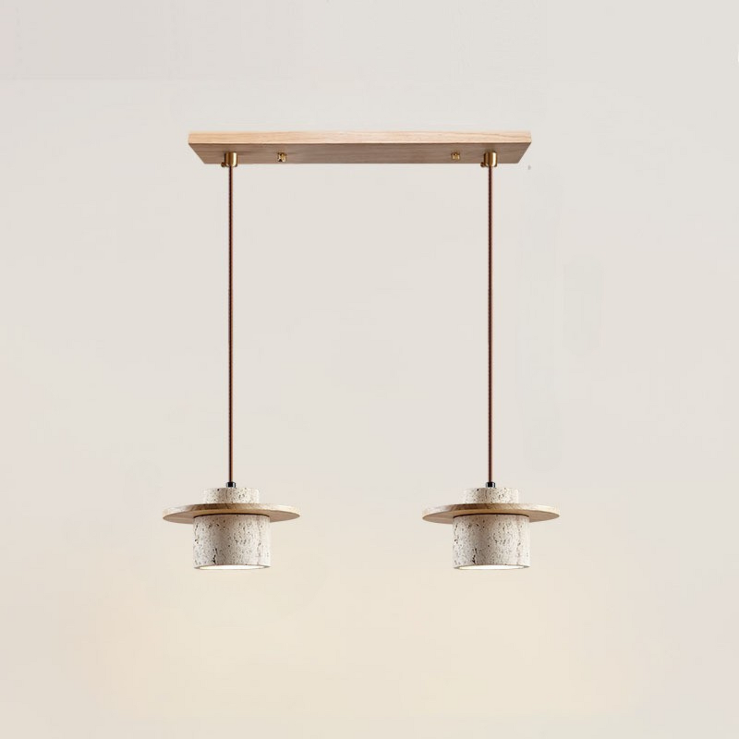 Suspension Luminaire en Travertin Naturel avec Éclairage LED Ajustable pour Cuisine et Salle à Manger – Élégance Moderne 8