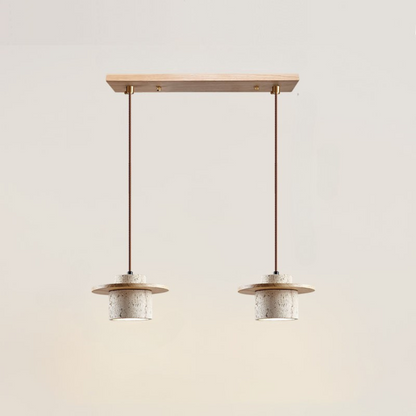 Suspension Luminaire en Travertin Naturel avec Éclairage LED Ajustable pour Cuisine et Salle à Manger – Élégance Moderne 8