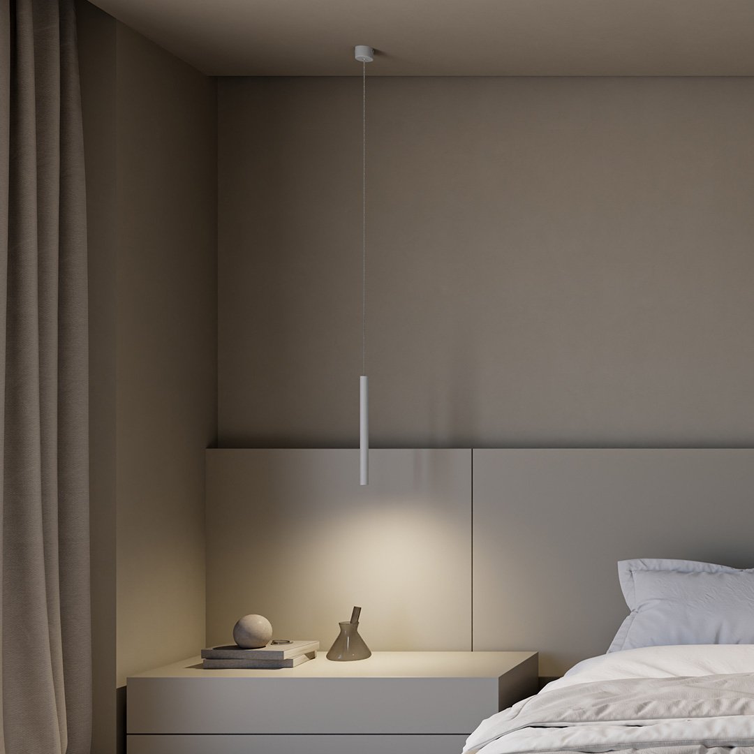 Suspension Minimaliste Ajustable en Aluminium avec Éclairage LED Énergétiquement Efficace - Lumière Chaude 3000K pour Cuisine 6