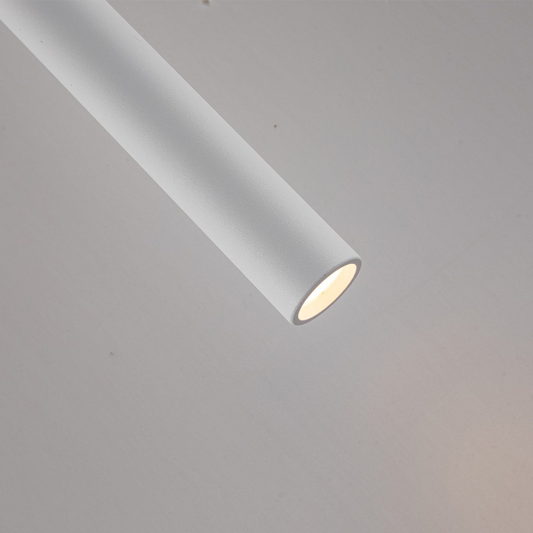 Suspension Minimaliste Ajustable en Aluminium avec Éclairage LED Énergétiquement Efficace - Lumière Chaude 3000K pour Cuisine 7